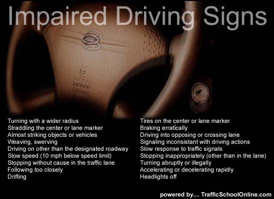 Novice Driver Sign. impaired driving signs